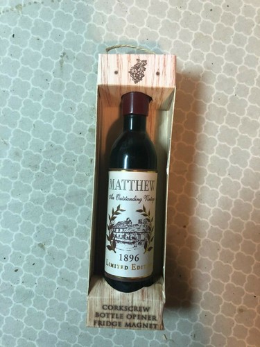 Personalized Wine Bottle Magnets w/cork screw&bottle opener Add To A Gift - Picture 12 of 20