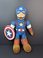 Marvel Universal Studios Captain America w/ Shield Doll Plush Avenger