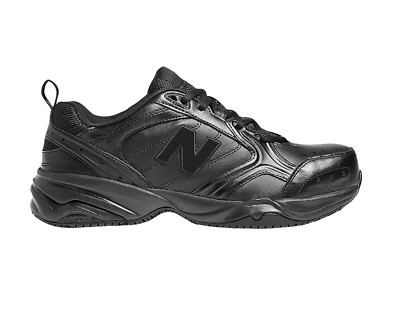 ●BLACK BALLED NIB New Balance MEN'S Steel Toe 627 MID627G Grey Black Slip