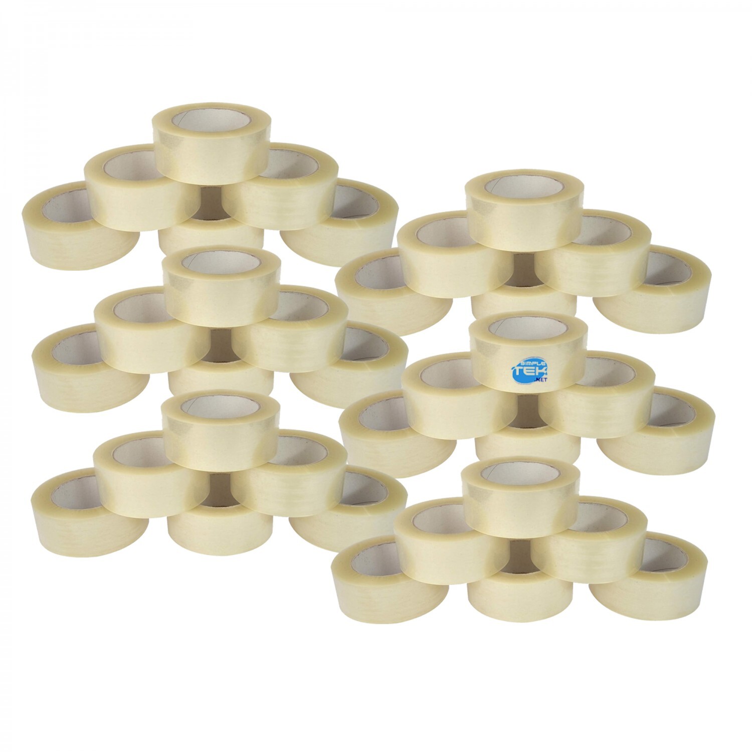 Rotolo Nastro Adesivo Silent Trasparente Imballo Pacchi Trasloco (36 Pezzi)_