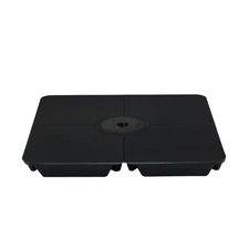 Aoodor 4PCS Heavy Duty Cantilever Offset Patio Umbrella Base Stand Square Plate