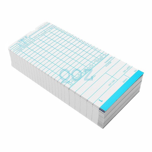 Monthly Payroll Cards For Employee Time Attendance Bundy Clock Recorder 200/400 - Picture 6 of 14
