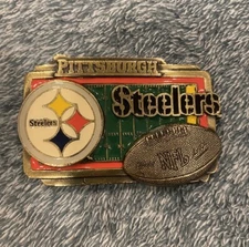 Pittsburgh Steelers Football Great American Products belt buckle