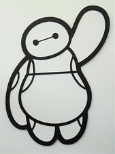 Big Hero 6 Baymax 1 Paper Die Cut Paper Doll Scrapbook Embellishment