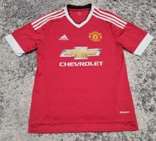 Manchester United Home Football Shirt Kids 15-16Y XL 2015 / 2016 Soccer Jersey