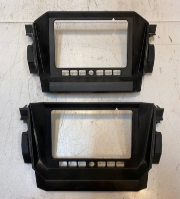 2 Quantity of Black Center Bash Panels for Polaris Razor 5455213 (2 Quantity)