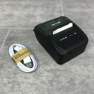 NETUM Wireless Bluetooth Bondrucker Thermodrucker, tragbarer persönlicher Rechnungsdrucker