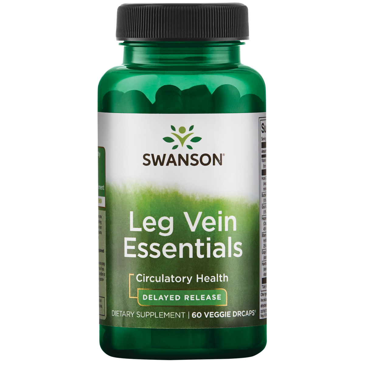 Swanson Leg Vein Essentials - Delayed Release 60 вегетарианские капсулы DrCapsules 2690₽