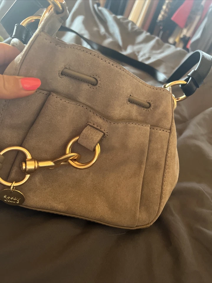 Bolso bandolera See by Chloe para mujer de gamuza y cuero de vaca Foto 2 de 4