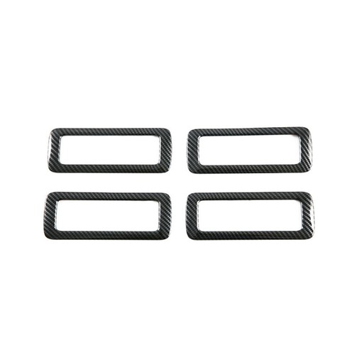 Carbon Fiber Rear Upper Air Outlet Vent Cover Trim For Toyota FORTUNER 2022-2025 - Picture 4 of 6