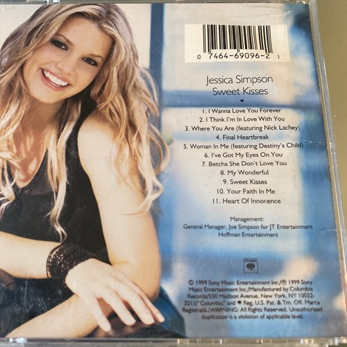 Jessica Simpson 5 LOT: Irresistible IMPORT, Dukes Of Hazzard, This Skin, Kisses+ - Picture 5 of 7