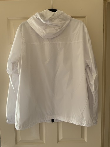 DKNY Sport Ladies Jacket, Windbreaker, White, Size X-LARGE, Bnwot - Picture 2 of 12