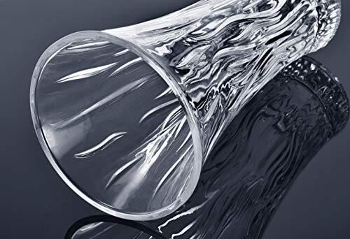 Vase - 30CM Flower Glass Vases, Tall Clear Crystal Vases ,Lead-Free Vase for - Picture 3 of 5