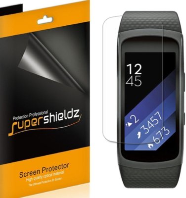 6X Supershieldz for Samsung Gear Fit 2 Pro Clear Full Coverage Screen Protector