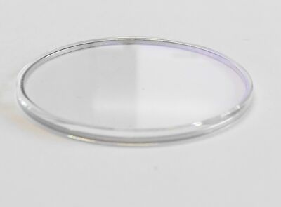 VERRE MONTRE FRETTE BAGUE CHROMEE ETANCHE ROND 32.9 mm