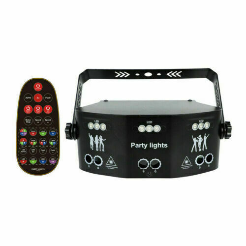 15-Eye Stage Strobe Laser Light LED DMX Scan Projector DJ Party Lighting 15W US - Picture 9 of 12