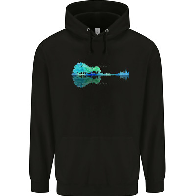 Gitarre Reflection Gitarrist Bass Akustisch Kinder Hoodie