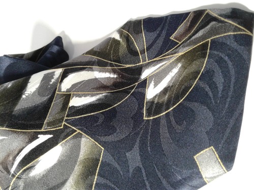 Chez Roffe Art Deco Tie 100% Silk Neck Mens Necktie #18 - Picture 4 of 6