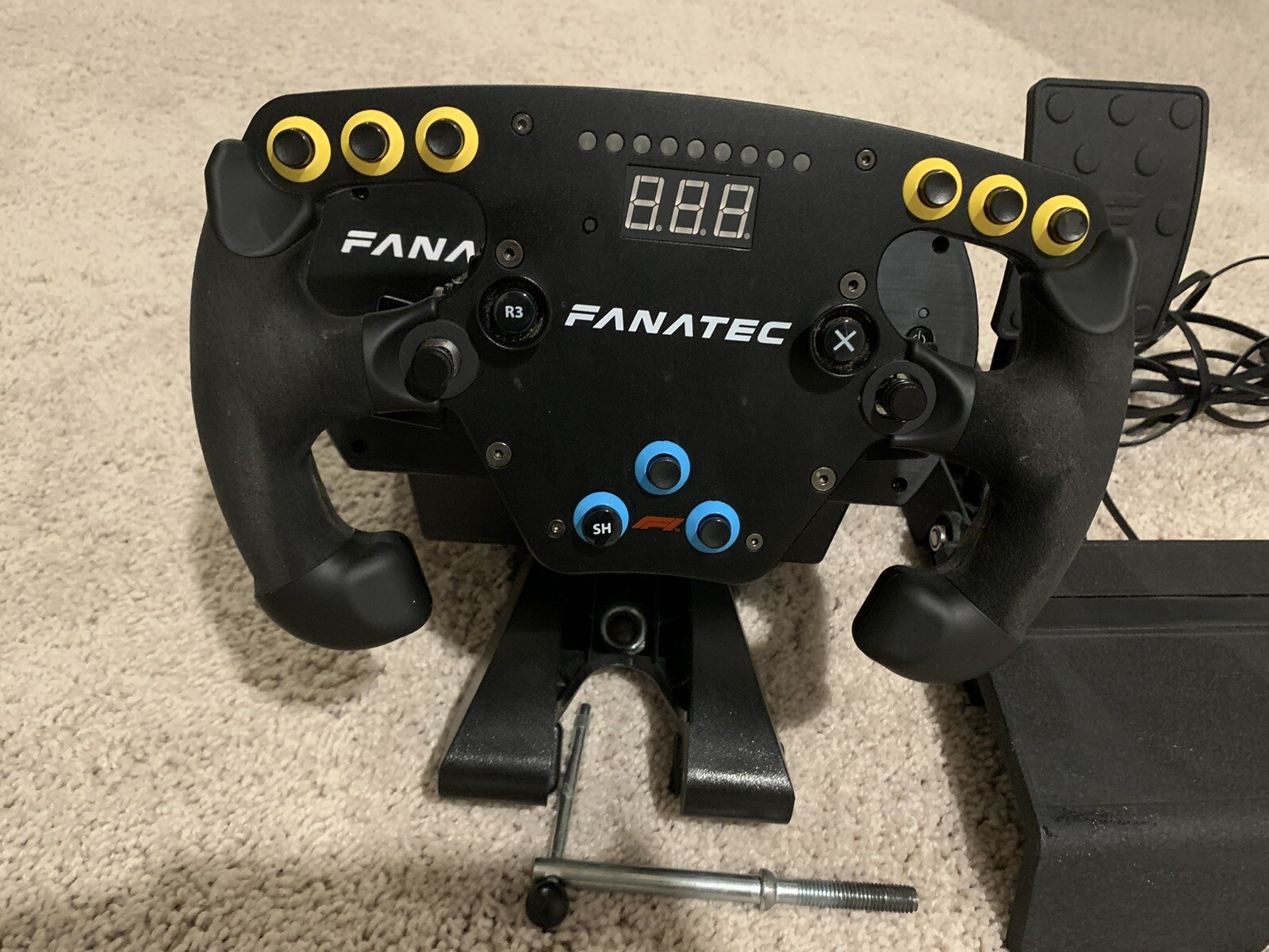 Fanatec CSL Elite F1 ClubSport Bundle PS5/PC w/ Wheel Base, Pedals, And