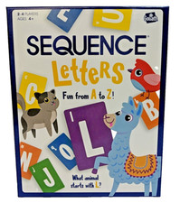 Goliath 8011 SEQUENCE Letters Board Game - Fun from A to Z - No Reading Required