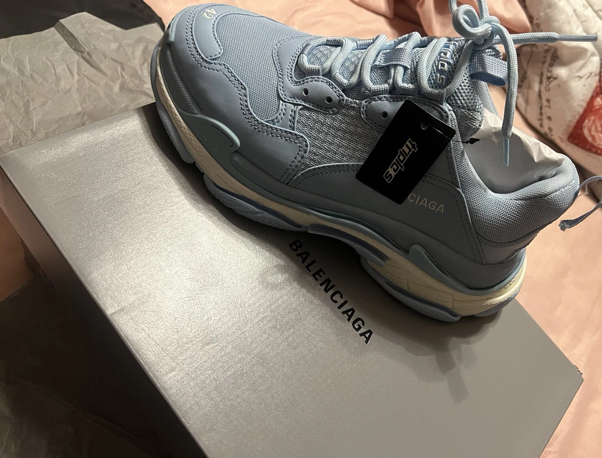 Size 42 - Balenciaga Triple S Light Blue