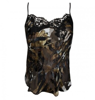 LISE CHARMEL ALH4207 GLAMOUR COUTURE CAMISOLE IN BLACK/MULTI