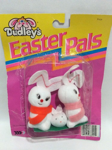 Decoraciones de primavera conejo conejo de Pascua Dudleys de colección Taiwán 1987 - Imagen 6 de 12