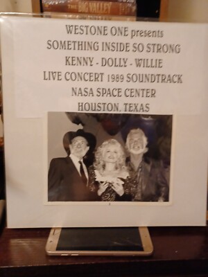 Dolly Parton Kenny Rogers  Willie Nelson Promo Lp Something Inside So Strong....