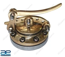 Custom Gas Fuel Tank Cap Lid Brass For Harley Bobber Chopper Hot Rat Rod ECs