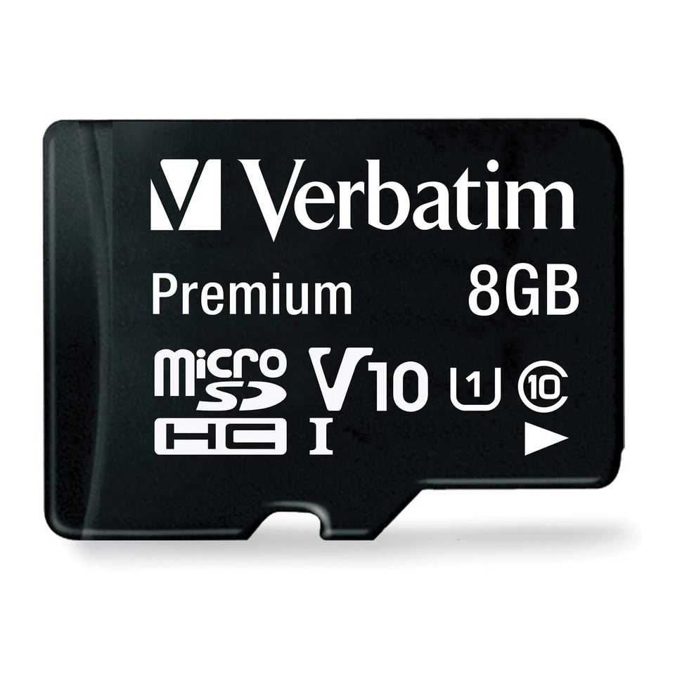 VERBATIM 44081 microSDHC Card with Adapter (8GB; Class 10) - Image 3 of 4