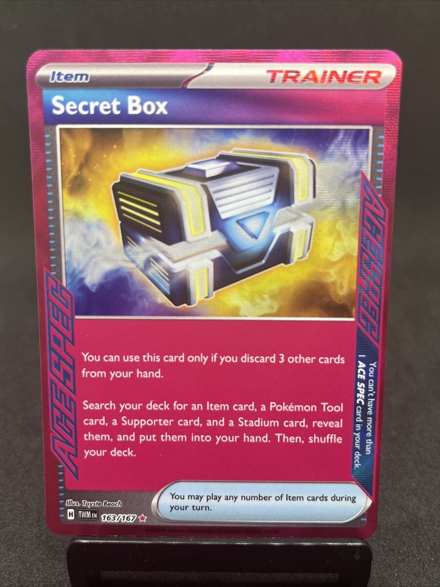 Pokemon Secret Box 163/167 Twilight Masquerade ACE SPEC NM Pokemon Secret Box 163/167 Twilight Masquerade ACE SPEC NM