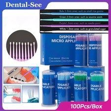 Dental Micro Applicators Dental Micro Brush Regular Disposable Cotton Swab