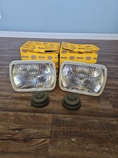 Lot Of 2 Hella H4 Insert Conversion Headlights 190x132mm Wdust Cover- 003427011 Lot Of 2 Hella H4 Insert Conversion Headlights 190x132mm Wdust Cover- 003427011