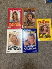 Play Boy Calendars 1990s Lot Of 5 Unused