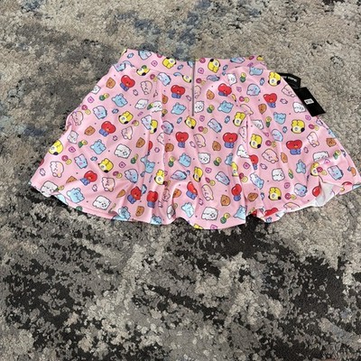 BT21 Hot Topic Jelly Candy Zipper Skirt Size 0 Brand New With Tags