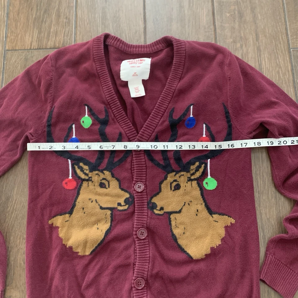 驯鹿鹿鹿角摆件爷爷开衫 Mossimo Supply Co 尺寸 S — 第 2/4 张图片