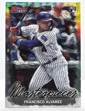 2023 Bowman’s Best Baseball Francisco Alvarez Masterpieces Rookie 