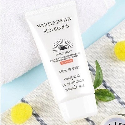 Jigott Whitening UV Sun Block Cream 70ml(2.37oz) SPF50+ PA+++ K-Beauty