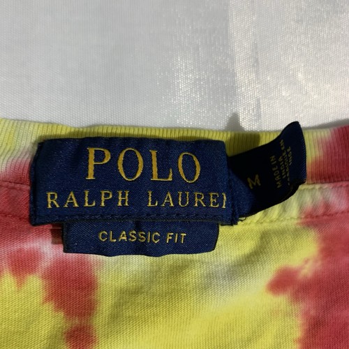 Polo Ralph Lauren Tie Dye Rainbow Classic Fit Mens Crew Neck Tee Medium - Picture 3 of 8