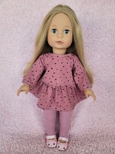 Handgemachte Puppenkleidung Kleid Mit Leggins Für Götz Jessica Oder Hannah NEU