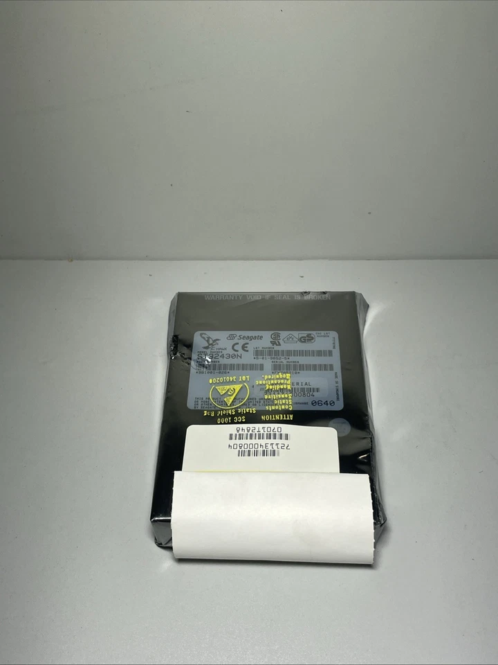 Hard Drive Seagate Hawk 2LP ST32430N 9B1001-064 2.14GB 5400RPM 50pin 3.5" Inch - Image 4 of 4