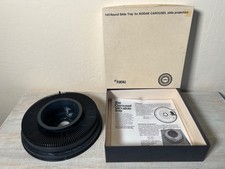Vintage 140-slide tray for Kodak Carousel  others. Original box  papers