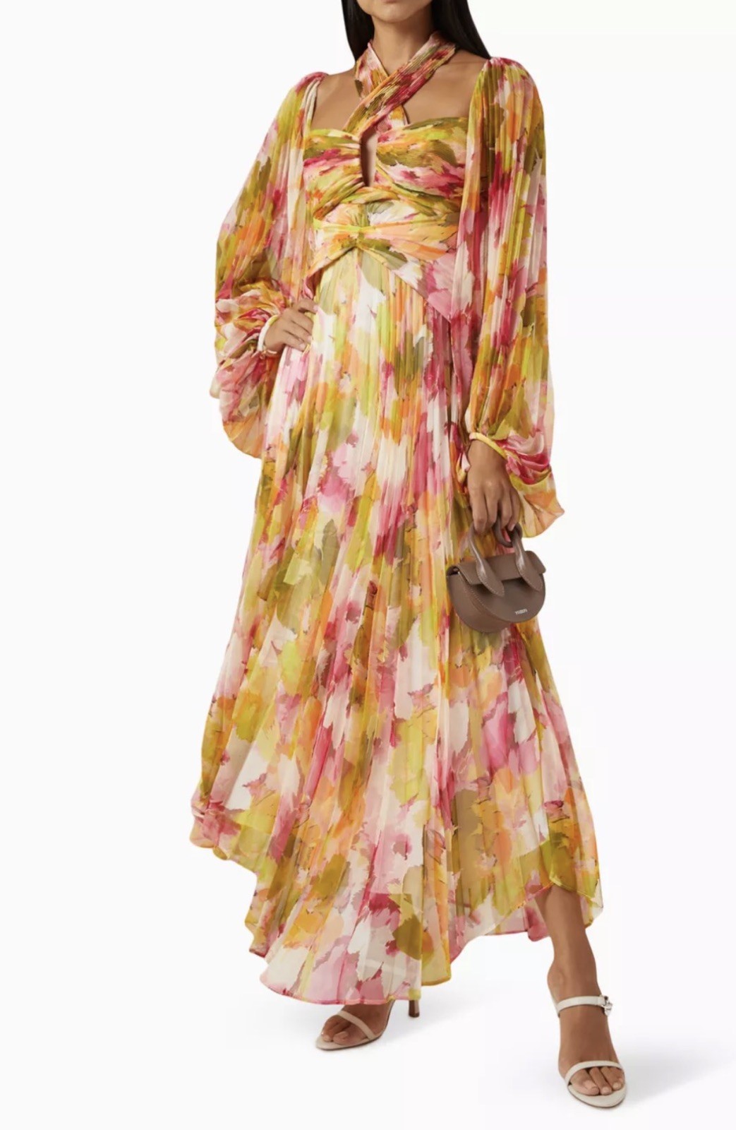 Acler Abbeywood Midi Floral Dress Size 6