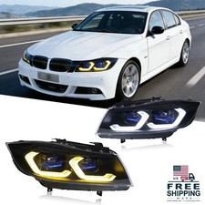 Pair Led Headlight For 2005-2012 Bmw 3 Series E90 E91 328i 330i 335i Head Lamps Pair Led Headlight For 2005-2012 Bmw 3 Series E90 E91 328i 330i 335i Head Lamps