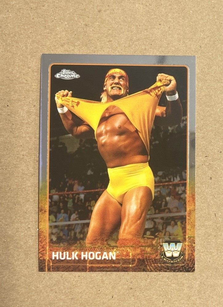 2015 Topps Chrome Wrestling WWE Legends Hulk Hogan Card #83