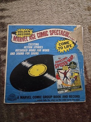 Amazing Spider-Man 1 Golden Record 1966 Marvel Album Only Rare HTF OOP Works 