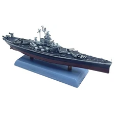 20.5cm Diecast 1/1000 WWII USS Massachusetts BB-59 Battleship Model Xmas Gift