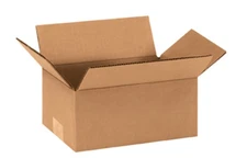 Secure Seal-9x6x4 Pack of 100 Corrugated Cardboard Packing Shipping Mailing