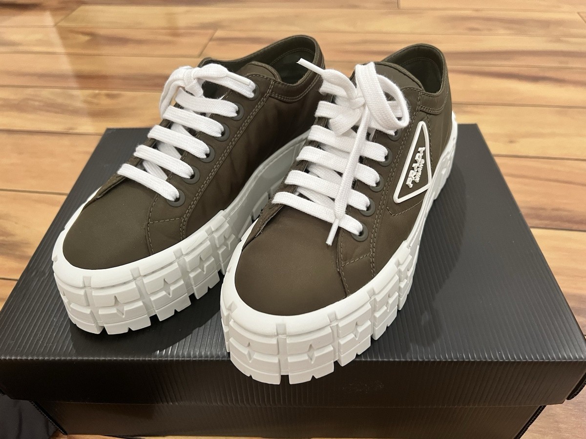 Prada Double Wheel low-top sneakers, size 10 | eBay