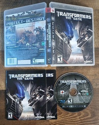Transformers: The Game (PlayStation 3 PS3, 2007) Complete CIB - Tested
